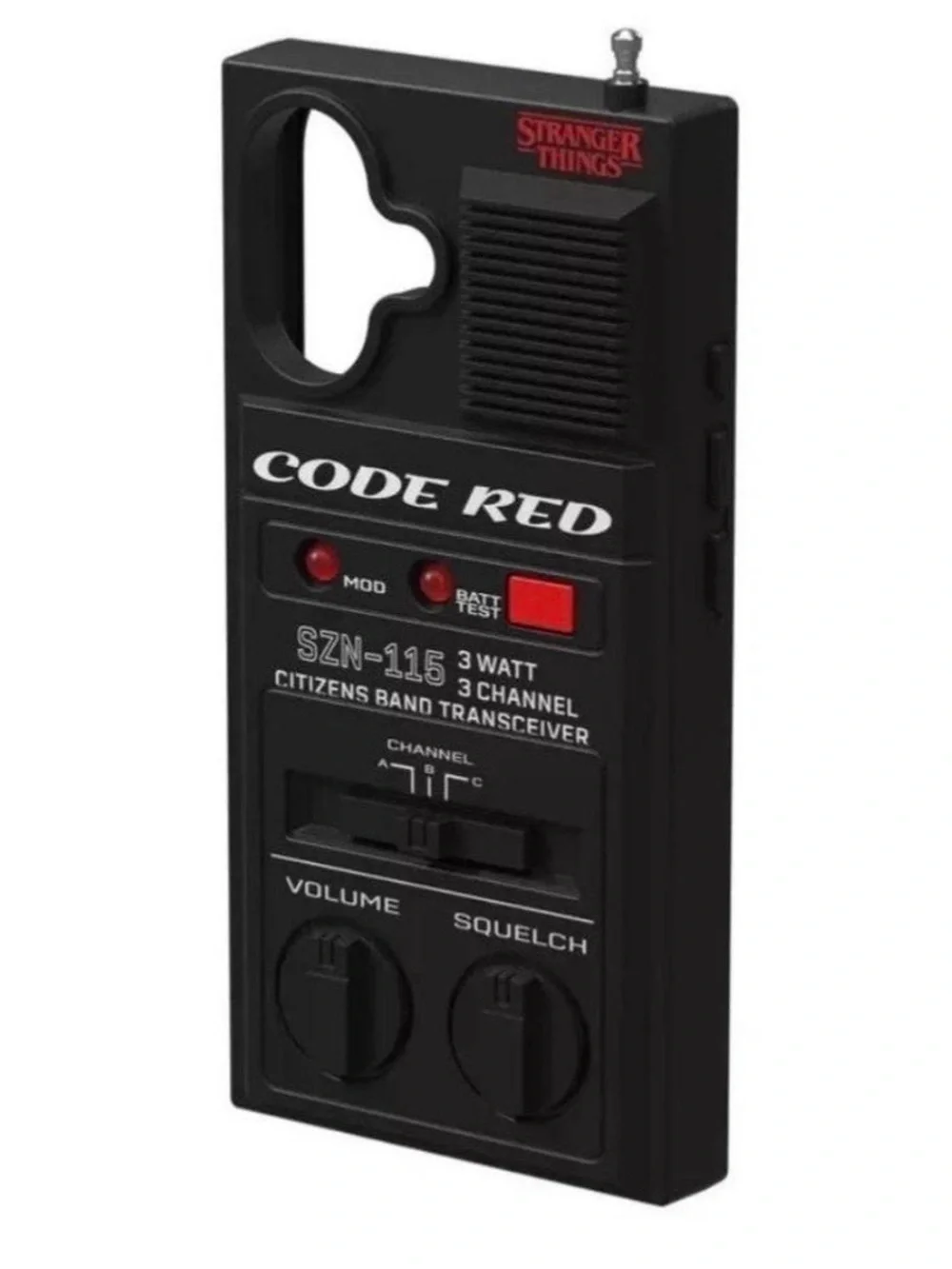 NWT Stranger Things Code Red Walkie Talkie iPhone 17 Protective Phone Case